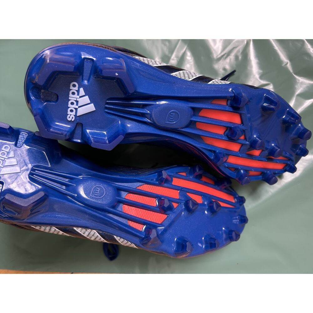 Adidas Crazyquick Football Cleats Mid Men’s 11.5 Black Blue G98779 - Picture 7 of 8